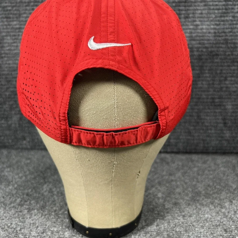 Paris 2024 Olympics Hat Cap Fitted Mens‎ Large Red Golf Nike Coca-Cola Dri Fit